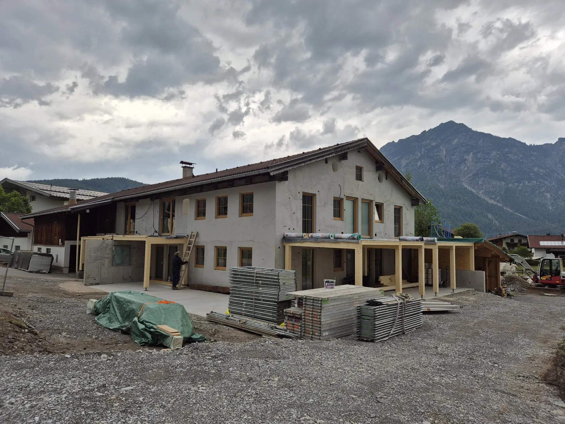 Baustelle Unterkunft Heiterwang