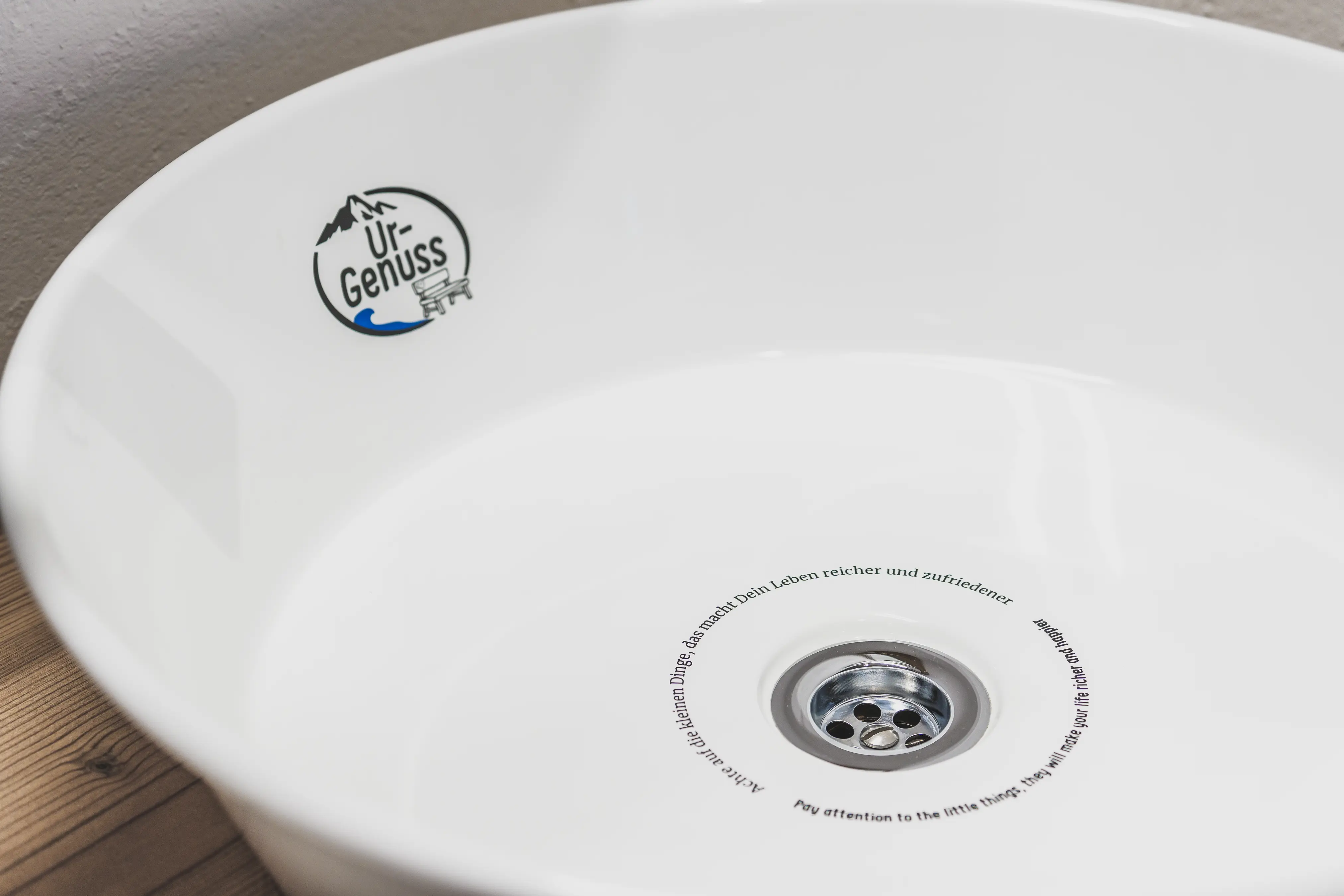 Badezimmer in der Ferienwohnung Alte Stube im Ur-Genuss in Heiterwang