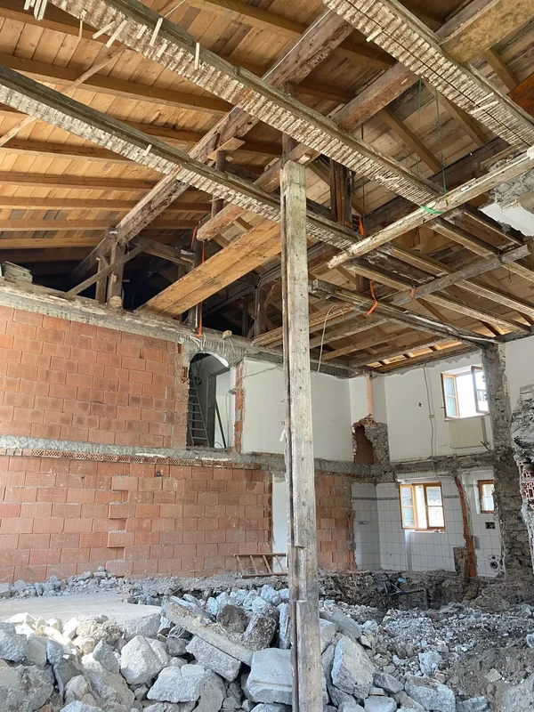 Baustelle Unterkunft Heiterwang