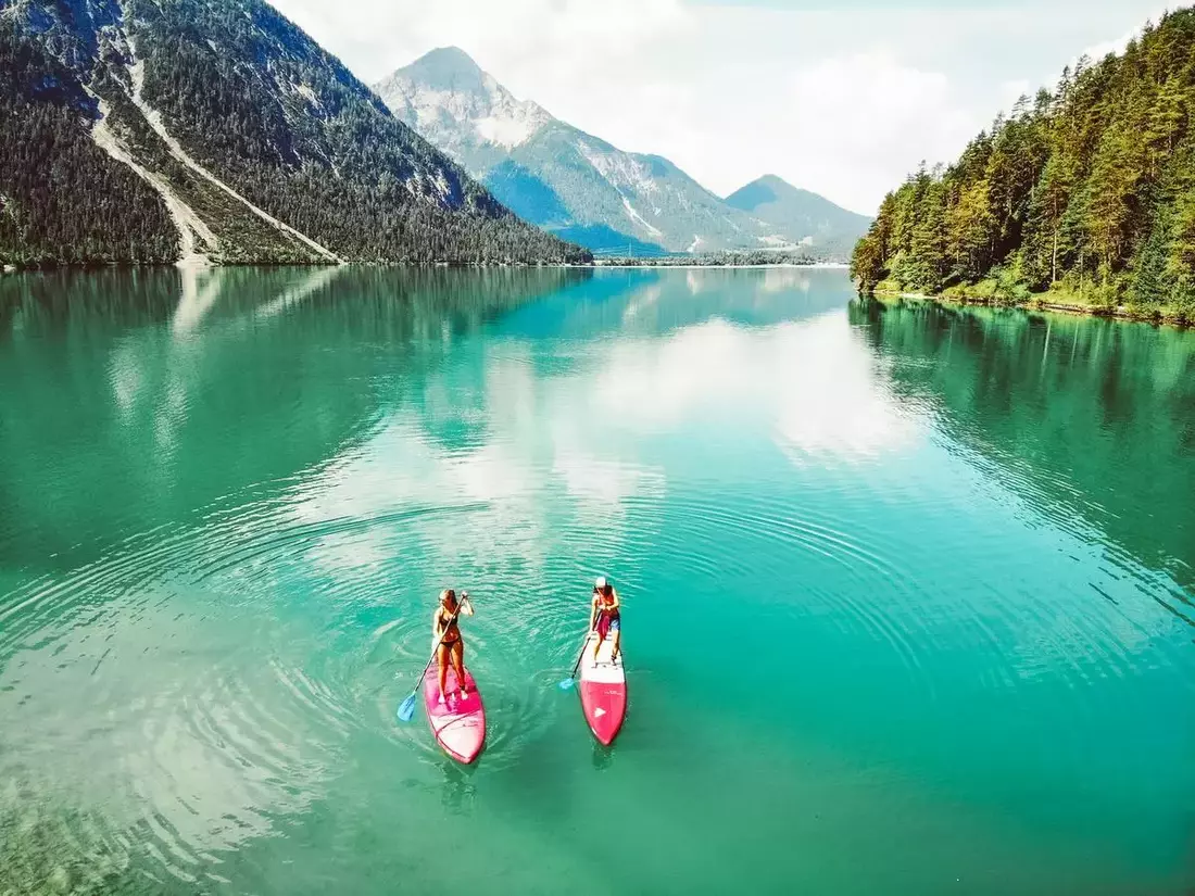 Stand up Paddle am Heiterwanger SEe