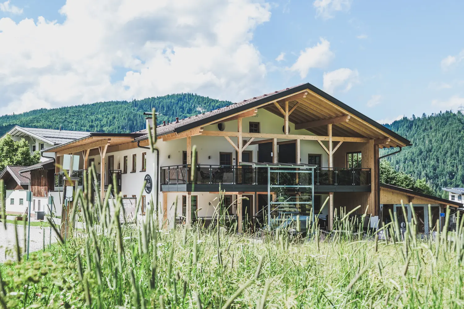 Außenansicht Ur-Genuss Unterkunft mit Ferienwohnung in Heiterwang